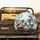 Santa Skeletons Driving Christmas Gift - Winter Holiday Road Trip Spare Tire Cover - 2