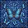 Morpho Blue Butterfly Rococo Floral Swirls - Home Decor Gift for Butterfly Lovers Spare Tire Cover - 6