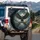 Bald Eagle Outspread Wings Lightning Storm Gnarled Branch - Outdoor Travel Gear Gift Spare Tire Cover - 3