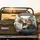 Brown Tabby Ginger Cats Driving Vehicle - Road Trip Fun Gift for Cat Lovers Spare Tire Cover - 2