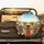 Jubilant Golden Retrievers Sunglasses Verdant Hills Vista - Outdoor Dog Lover Gift Spare Tire Cover - 2