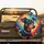 Miniature Pinscher Dog Rainbow Stripes Collar - Dog Lover Home Decor Birthday Gift Spare Tire Cover - 2