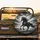 Black Horse Galloping Wind Swept Mane Cloud Sky Expansive Plain - Horse Rider Gift Spare Tire Cover - 2