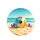 Beach Ball Flip Flops Ocean Sand - Summer Travel Essentials Spare Tire Cover - 4
