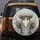 Intimate Skeletons Rose Crowns Sky Clouds - Eternal Love Gift for Couples Spare Tire Cover - 5