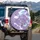 Lavender Jacaranda Tree Landscape - Outdoor Travel Gift for Nature Lovers Spare Tire Cover - 3