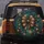 Opulent Leopard Ribbon Bow Dark Jungle Leaves - Vehicle Accessory Gift Spare Tire Cover - 5