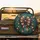 Opulent Leopard Ribbon Bow Dark Jungle Leaves - Vehicle Accessory Gift Spare Tire Cover - 2