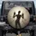 Distorted Spectral Figure Bloody Hands Against Frosted Glass - Horror Fan Gift Spare Tire Cover - 1