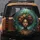 Young Woman Floral Crown Butterflies Dragonflies Forest - Home Decor Gift Spare Tire Cover - 5