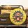 Cheerful Brown Monkey Vibrant Yellow Fractured Surface - Wildlife Lover Gift Spare Tire Cover - 2
