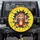 Cheerful Brown Monkey Vibrant Yellow Fractured Surface - Wildlife Lover Gift Spare Tire Cover - 1