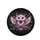 Large-Eyed Owl on Branch Cosmic Bubble Confetti - Fantasy Lover Gift for Owl Lover Spare Tire Cover - 4