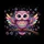Large-Eyed Owl on Branch Cosmic Bubble Confetti - Fantasy Lover Gift for Owl Lover Spare Tire Cover - 6