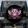 Large-Eyed Owl on Branch Cosmic Bubble Confetti - Fantasy Lover Gift for Owl Lover Spare Tire Cover - 1