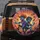 Screaming Blue Monster Cowboy Wild Hair Figures - Road Trip Adventure Spare Tire Cover - 5