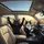 Black Cat Tuxedo Cat Car Interior Landscape - Road Trip Gift for Cat Lover Spare Tire Cover - 6