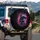 Futuristic Cat VR Goggles Headphones - Tech Lover Gift for Gamers Spare Tire Cover - 3