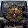 Roaring Bear Gold Filigree Cosmic Nebula - Wildlife Lover Gift Spare Tire Cover - 1
