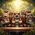 Four Joyful Tabby Cats with Sunglasses Driving Car Interior - Cat Lover Gift Spare Tire Cover - 6