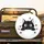 Black Cat Large Round White Eyes Peeking Paw Prints - Cat Lover Everyday Gift Spare Tire Cover - 2