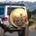 Happy Traveling Cats Rolling Hills Landscape - Travel Essentials Gift for Cat Lover Spare Tire Cover - 3