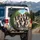 Border Collie Dogs Outdoor Adventure Scenic Landscape Journey - Dog Lover Travel Gift Spare Tire Cover - 3