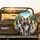 Border Collie Dogs Outdoor Adventure Scenic Landscape Journey - Dog Lover Travel Gift Spare Tire Cover - 2
