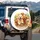 Golden Retriever Puppies Journey - Road Trip Companion Gift for Dog Lover Spare Tire Cover - 3