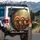 Fluffy Miniature Poodles Lush Foliage - Pet Owner Home Decor Gift for Dog Lovers Spare Tire Cover - 3