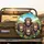 Smiling Chimpanzees Black Glasses Tropical Jungle - Wildlife Lover Gift Spare Tire Cover - 2