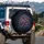 Glowing Multicolored Butterflies Swirl - Nature Lover Gift Spare Tire Cover - 3
