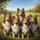 Happy Shetland Sheepdogs Outdoor Meadow Landscape - Dog Lover Gift Spare Tire Cover - 6