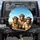 Chimpanzees Orange Sunglasses Tropical Shirts - Summer Road Trip Gift Spare Tire Cover - 1