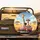 Giraffes Driving Classic Red Convertible African Savanna - Safari Adventure Gift for Giraffe Lovers Spare Tire Cover - 2