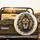 Majestic Lion Head Golden Mane Swirling Tendrils Ornate Forehead Pattern - Wildlife Lover Gift Spare Tire Cover - 2