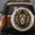 Majestic Lion Head Golden Mane Swirling Tendrils Ornate Forehead Pattern - Wildlife Lover Gift Spare Tire Cover - 5