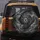 Eastern Dragon Snarling Intricate Scales Grayscale Sky Stars - Adventure Lover Gift Spare Tire Cover - 5
