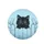 Black Cat Peeking Rustic Wooden Fence - Cat Lover Home Decor Gift Spare Tire Cover - 4