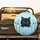 Black Cat Peeking Rustic Wooden Fence - Cat Lover Home Decor Gift Spare Tire Cover - 2