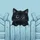 Black Cat Peeking Rustic Wooden Fence - Cat Lover Home Decor Gift Spare Tire Cover - 6