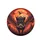 Formidable Wild Boar Head Piercing Eyes Tusks Fiery Moon Crows - Hunting Enthusiast Gift Spare Tire Cover - 4