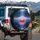 Pink Lotus Flower Dark Water - Meditation Yoga Lover Gift Spare Tire Cover - 3