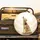 Golden Wolf Howling Celestial Moon - Wildlife Lover Gift Spare Tire Cover - 2