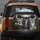 Three Tabby Cats Car Ride Urban Cityscape - Cat Lover Home Decor Gift Spare Tire Cover - 5