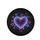 Luminous Scribbled Hearts Gradient Outline - Road Trip Style Spare Tire Cover - 4