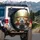 Siberian Husky Golden Retriever Adventure Vehicle Forest - Road Trip Travel Gift Spare Tire Cover - 3