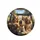 Four Bloodhound Dogs Driving Country Road Trip - Vehicle Accessory for Dog Lovers Spare Tire Cover - 4