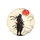Samurai Warrior Katana Rising Sun Cherry Blossom Japanese Art Lover Gift Spare Tire Cover - 4