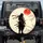 Samurai Warrior Katana Rising Sun Cherry Blossom Japanese Art Lover Gift Spare Tire Cover - 1